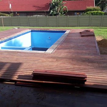 Swimming Pool Wooden Decking Gauteng